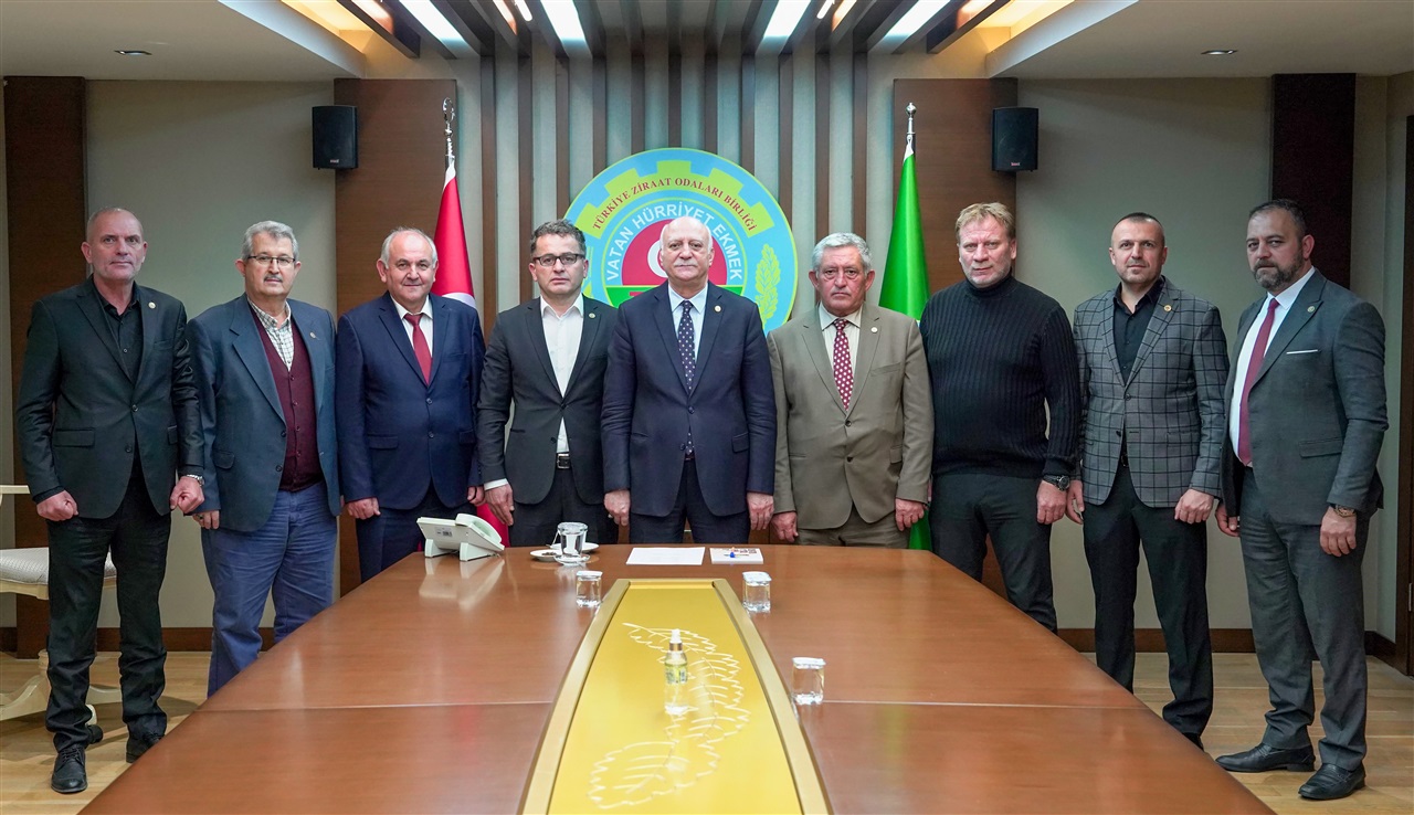 Bursa ve Kilis Ziraat Odaları Başkanlarından Bayraktar’a ziyaret