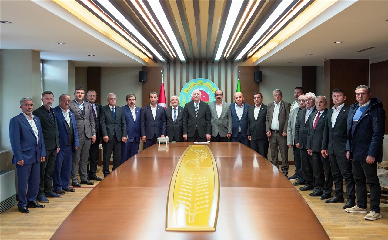 Konya ve Adana Ziraat Odaları Başkanlarından Bayraktar’a ziyaret